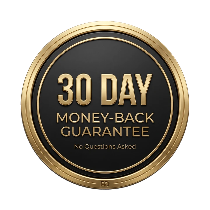 Money-back guarantee, no questions asked